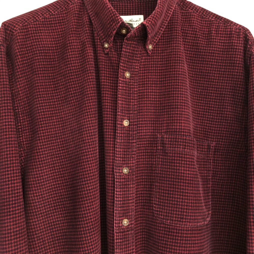 Eddie Bauer men’s corduroy shirt L Tall.
